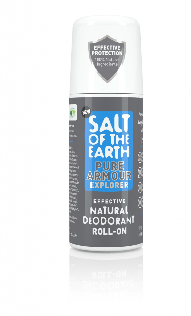 Salt of the Earth Pure Armour Vetiver & Citrus Natural Roll On Deodorant 75ml