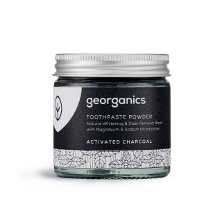 Toothpaste Powder with activated charcoal and organic peppermint essential oil