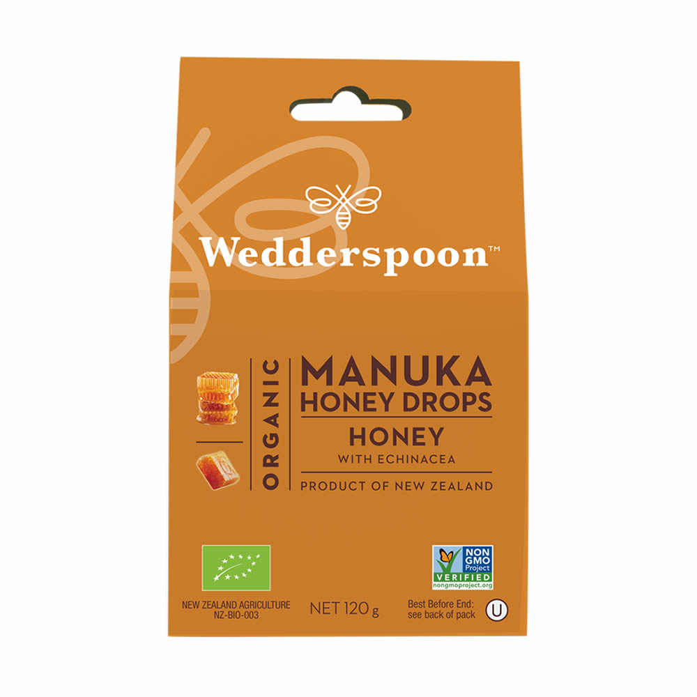 Wedderspoon Organic Manuka Honey Drops