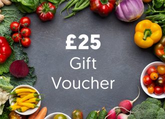 Vegetarian Society Cookery School online class gift vouchers