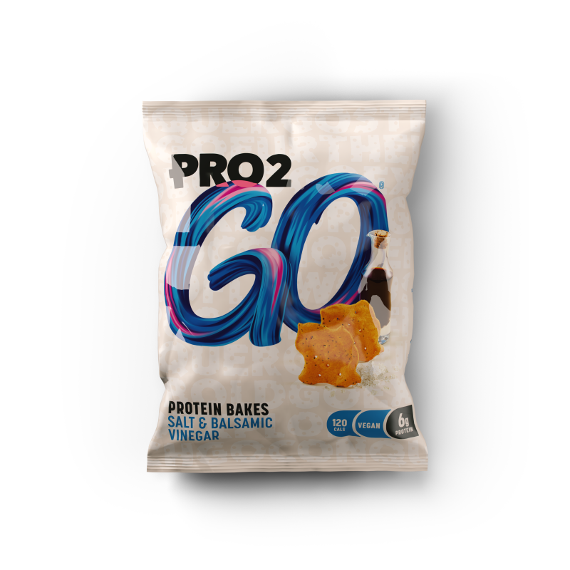 PRO 2GO High Protein Bakes 30G X 8 Salt & Balsamic Vinegar Flavour