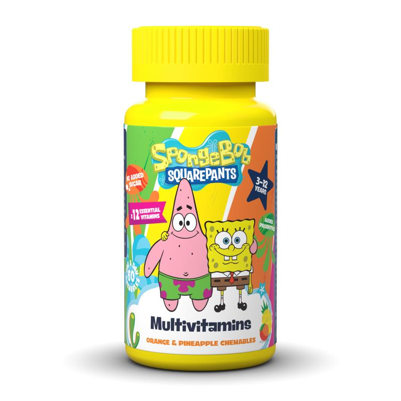 SpongeBob SquarePants Multivitamins with added Probiotics Chewables