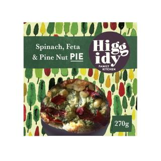 Higgidy Spinach Feta and Toasted Pine Nut Pie