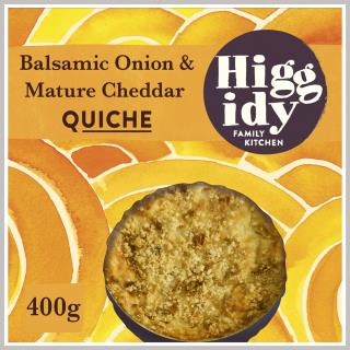 Higgidy Balsamic Onion and Mature Cheddar Quiche