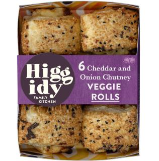 Higgidy Mature Cheddar & Onion Veggie Rolls