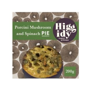 Higgidy Porcini Mushroom & Spinach Pie