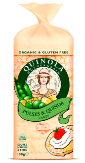 Organic Pulses and Quinoa Cakes