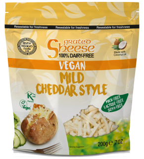 Grated Mild Cheddar Style Soya Free 2KG