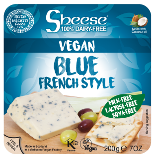 Blue French Style Soya Free Wedge