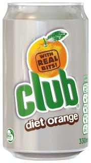 Club Diet Orange (Aluminium can different recipe)