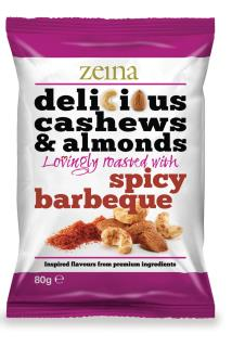 Zeina Delicious Spicy BBQ Cashews & almonds