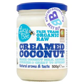 Lucy Bee Fair Trade Organic Raw Creamed Coconut