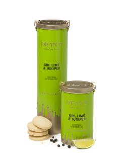 Gin, Lime and Juniper Shortbread Rounds 150g & 300g Tin