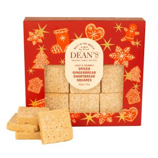 Dean's Gingerbread Spiced Shortbread Squares (MB)- 200G