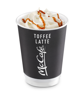 Freshly Ground Toffee Latte