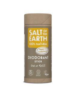 Salt of the Earth Amber & Sandalwood Deodorant Stick – Use or Refill 75g