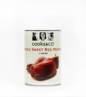 Cooks & Co Whole Sweet Red Pepper in Brine